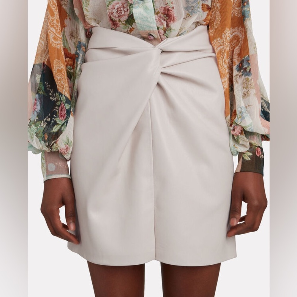 Nanushka Vegan Leather Mini Skirt